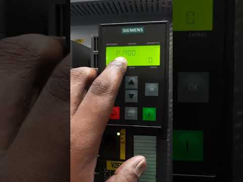 How To Siemens G120C Motor Id Run From Bop.