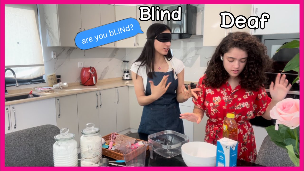 DEAF AND BLIND BAKING CHALLENGE