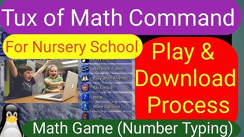 tux of math command play tricks | thecomputerschool