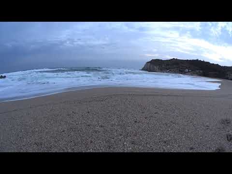 Deniz dalga sesi - Sabahın ilk ışıkları  Karadenizin deli dalgaları