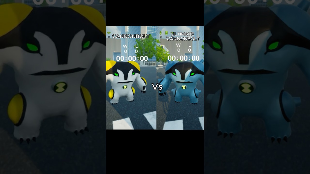 ULTIMATE CANNONBOLT VS CANNONBOLT (normal form)  