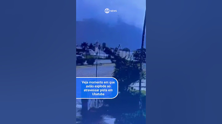 Veja momento em que avião explode ao atravessar pista em Ubatuba (SP)