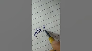 KLM**calligraphy and cursive writing