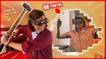 I Built a FUTURISTIC PORTAL To My Best Friend! (Quarantine Project)