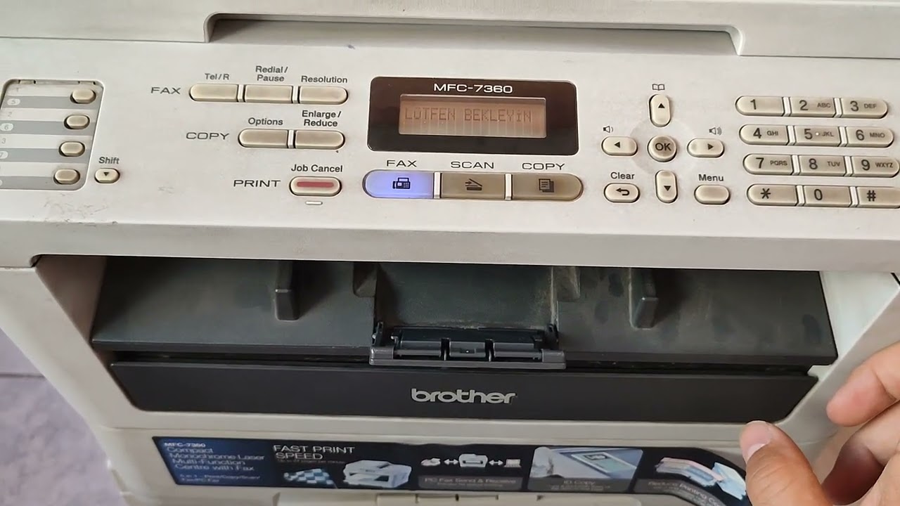 Brother mfc 7360 toner reset işlemi nasıl yapılır