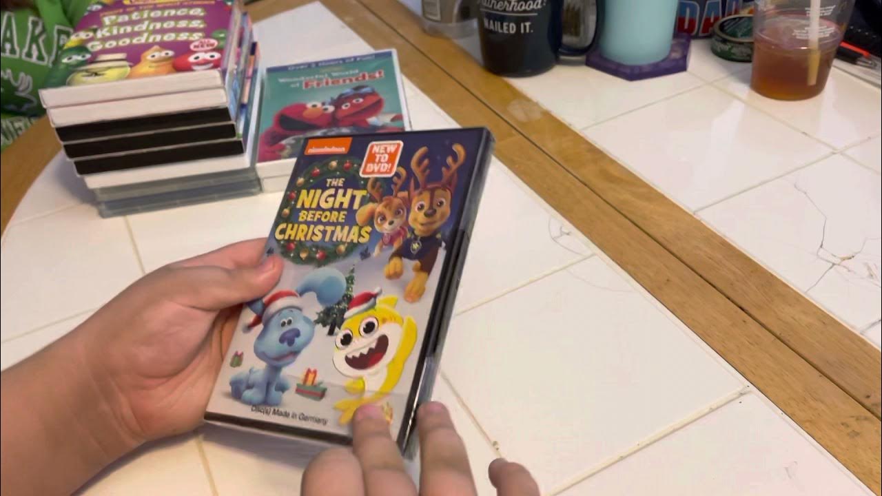 Nick Jr. The Night Before Christmas DVD Unboxing YouTube