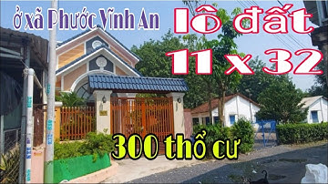 Nhà đất Củ Chi, giá rẻ, bán lô đất, có 300mv thổ cư, thuộc, xã Phước Vĩnh An