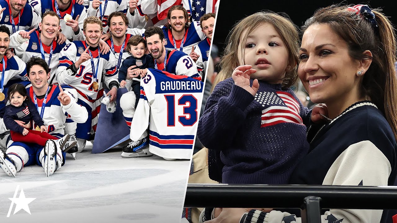 Johnny Gaudreau’s Widow Reacts To Touching Moment w/ Their Kids After Team USA’s Gold Win