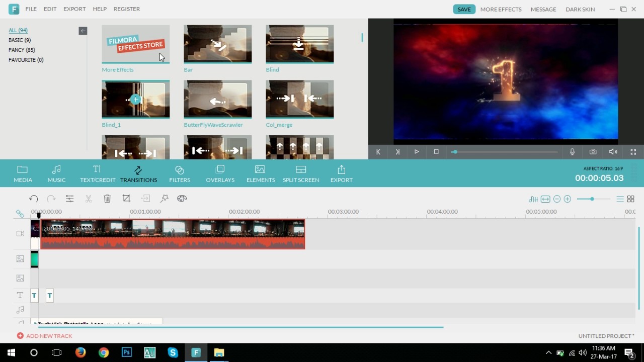 How to Add Transitions in Filmora | Filmora Full Video editing - (Part ...