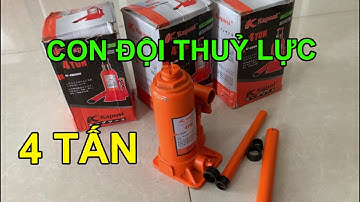 Con đội thuỷ lực Kapusi 4 tấn | Kích Thuỷ Lực 4 Tấn Nâng Gầm Xe Ôtô
