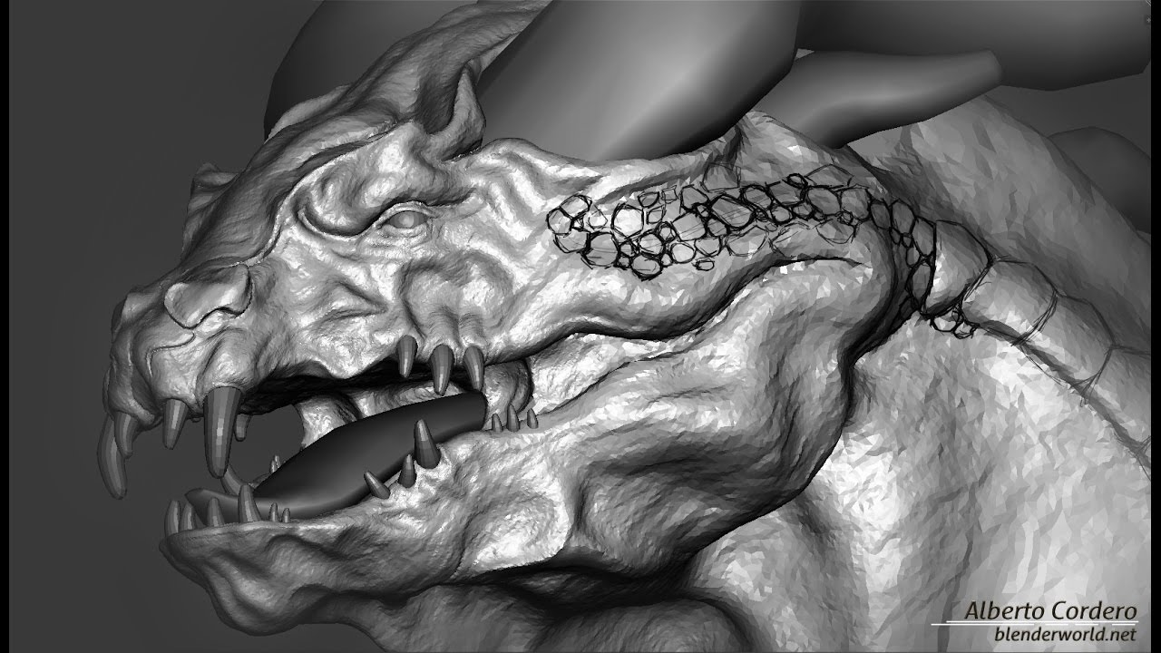 Dragon Sculpting in Blender YouTube