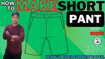 how to make short pant pattern | short pants sewing tutorial | Winda Cad Tutorial |