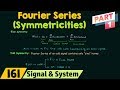 Symmetricities in Fourier Series (Part 1)