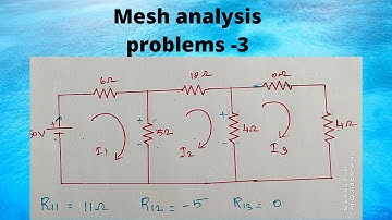 MESH ANALYSIS PROBLEMS PART 3🔌💡🔌💡#EEE🔌💡🔌💡#CIRCUITS#MESH CURRENT ANALYSIS PROBLEMS#🔌💡#CIRCUIT THEORY🔌