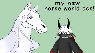 all my new horse world ocs! by DeathXHound_YT 806 views 11 months ago 8 minutes, 18 seconds