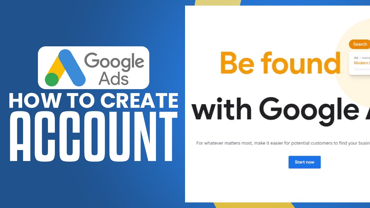 How To Create Google Ads Account | Google Ads Account Tutorial 2026 ...