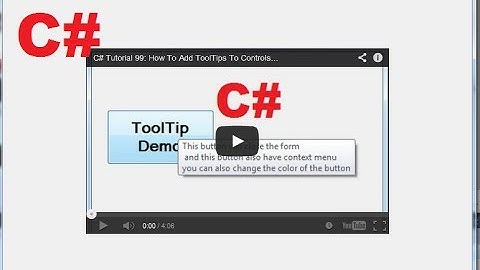 C# Tutorial 101:  How to Add or Embed  YouTube Videos In C# Windows Forms Application