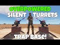 RUST | THE DEADLY *SILENT* DOUBLE TURRET TRAP BASE! *Serious Loot*