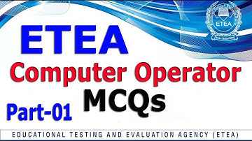 Computer Operator Important MCQs : ETEA computer Operator Important MCQs : MCQs computer : part - 01