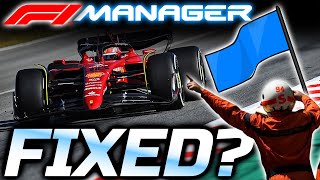 Did F1 Manager 22 Update 1.8 FIX Blue Flags?!