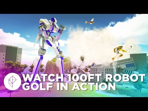 100ft Robot Golf: NEW GAMEPLAY on PS4