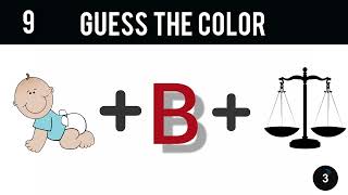 Guess The Color By Emoji