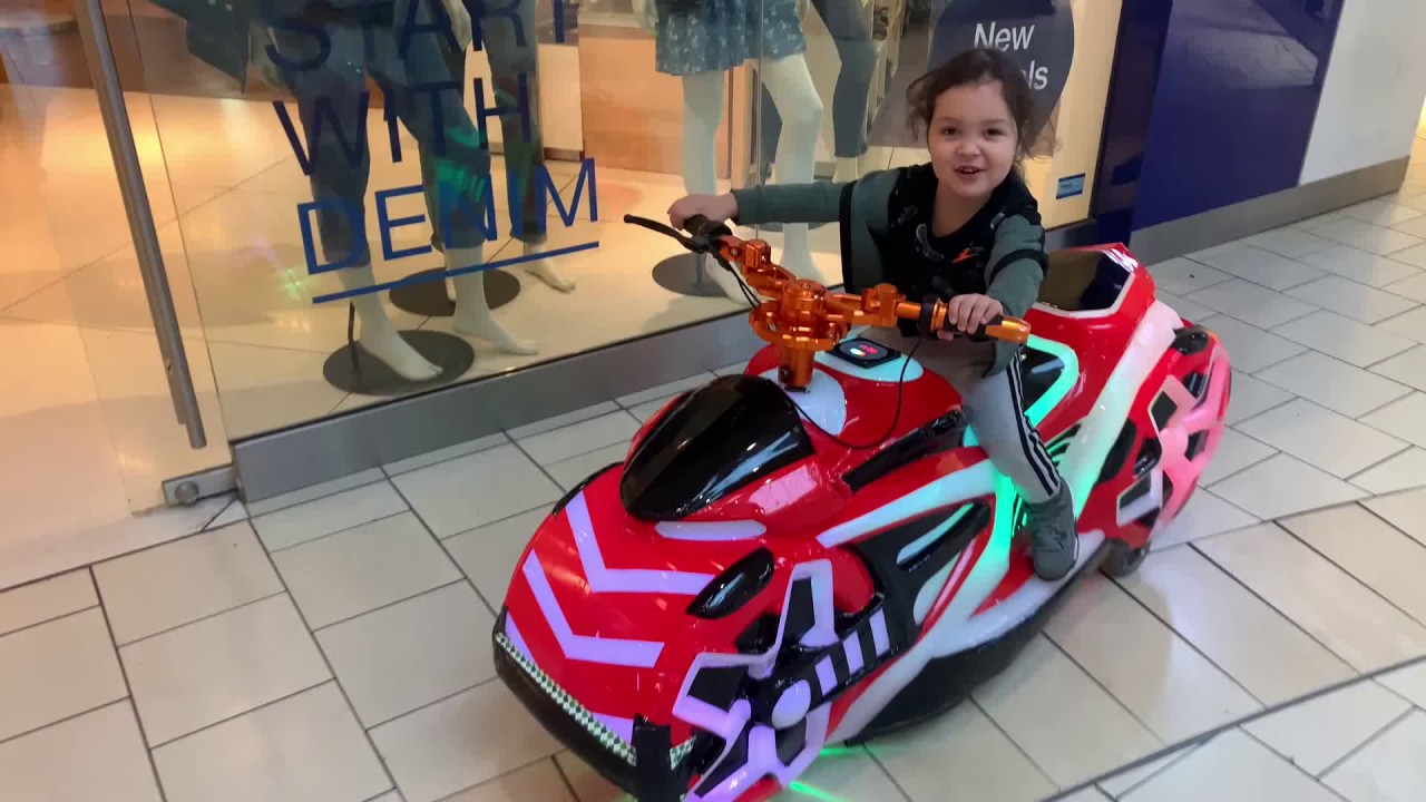 Jake goes to Queens mall and rides electric bike YouTube