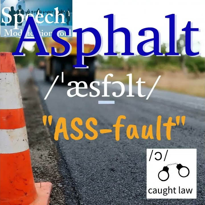 How To Pronounce Asphalt In English How To Pronounce Asphalt In English
