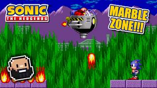 🦔💨MARBLE ZONE! LAVA, ESPINHOS E ARMADILHAS SEM FIM! #sonic #thehedgehog #retro #old #megadrive