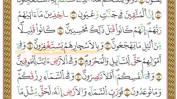 ربع يس من مصحف أحكام التجويد لمنشورات كليك بصوت القارئ ياسين الجزائري الصفحة: 081