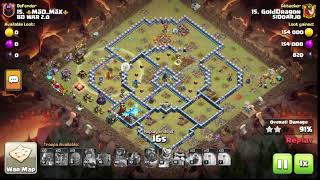 🔥 LIVE CWL DRAGON ATTACK | TH17 War Battle Highlights #gaming