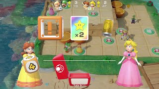 Super Mario Party | Rosalina & Luigi vs Daisy & Peach #693 Turns 10 (Player 1)