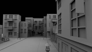 3D Street Test Render