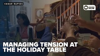 Managing tense family conversation at the Thanksgiving table