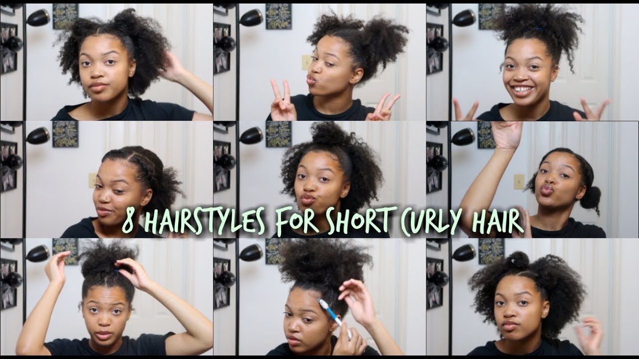 8 hairstyles for natural hair 3c 4a styles easy thick blonde