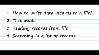 OOP Lab, Reading/Writing Data to Text File and Searching
