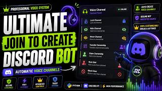 🔥 FREE Join to Create (J2C) Discord Bot Source Code!