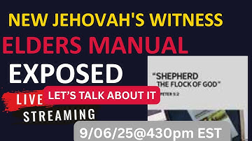 NEW ELDERS MANUAL EXPOSED LET