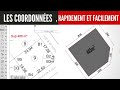 Comment entrer les coordonnes dans archicad plus facilement et rapidement