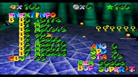 Super Mario 64 Gameshark Codes For Fun In The JPN Version