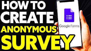 How To Create An Anonymous Survey on Google Forms (2025) - FULL Guide