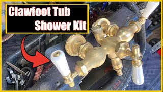 Clawfoot Tub Shower Kit