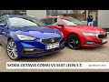 Skoda Octavia Combi vs Seat Leon Sportstourer 2021: Vergleich, Test, Review, Fahrbericht