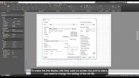 Autocad print color