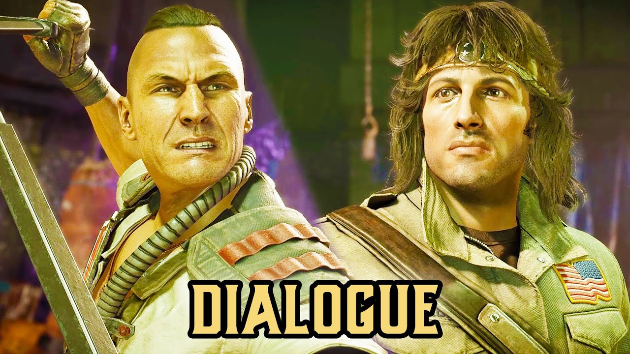 Rambo Ripoff FLASH RIP-OFF MEETS JOHN RAMBO DIALOGUE - MORTAL KOMBAT 11 ULTIMATE ...