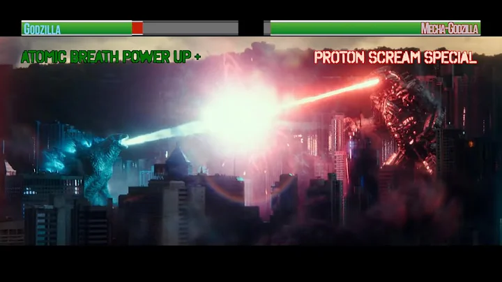 Godzilla and Kong vs Mecha-Godzilla…with healthbars