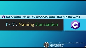 Part-17. C# B-A Tutorial (Bangla). Naming Convention