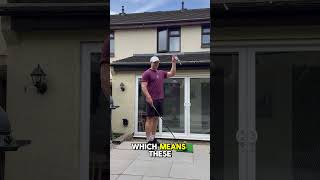 Day 11 of driving a golf ball through my patio doors 😅 #golf #challenge #mentalhealth