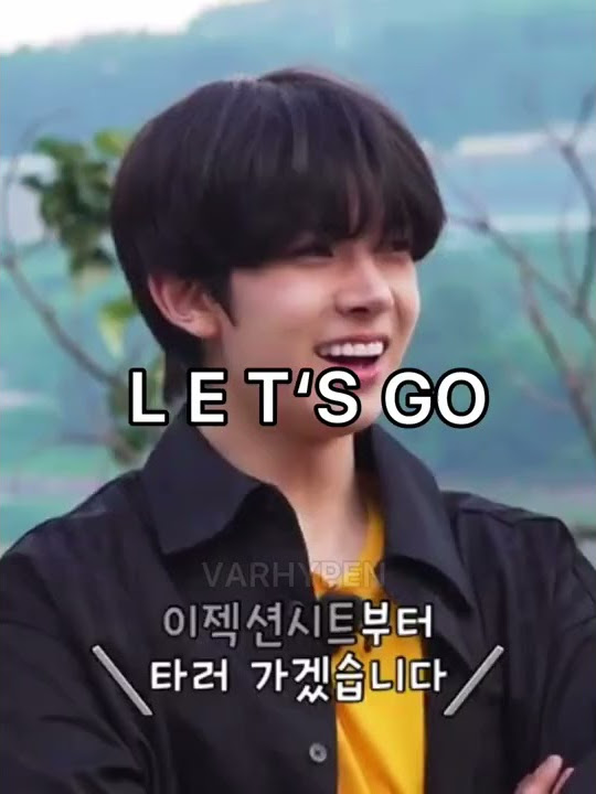 No one. Jungwon “L E T  APOSTROPHE S  G O” 🤣 ENHYPEN