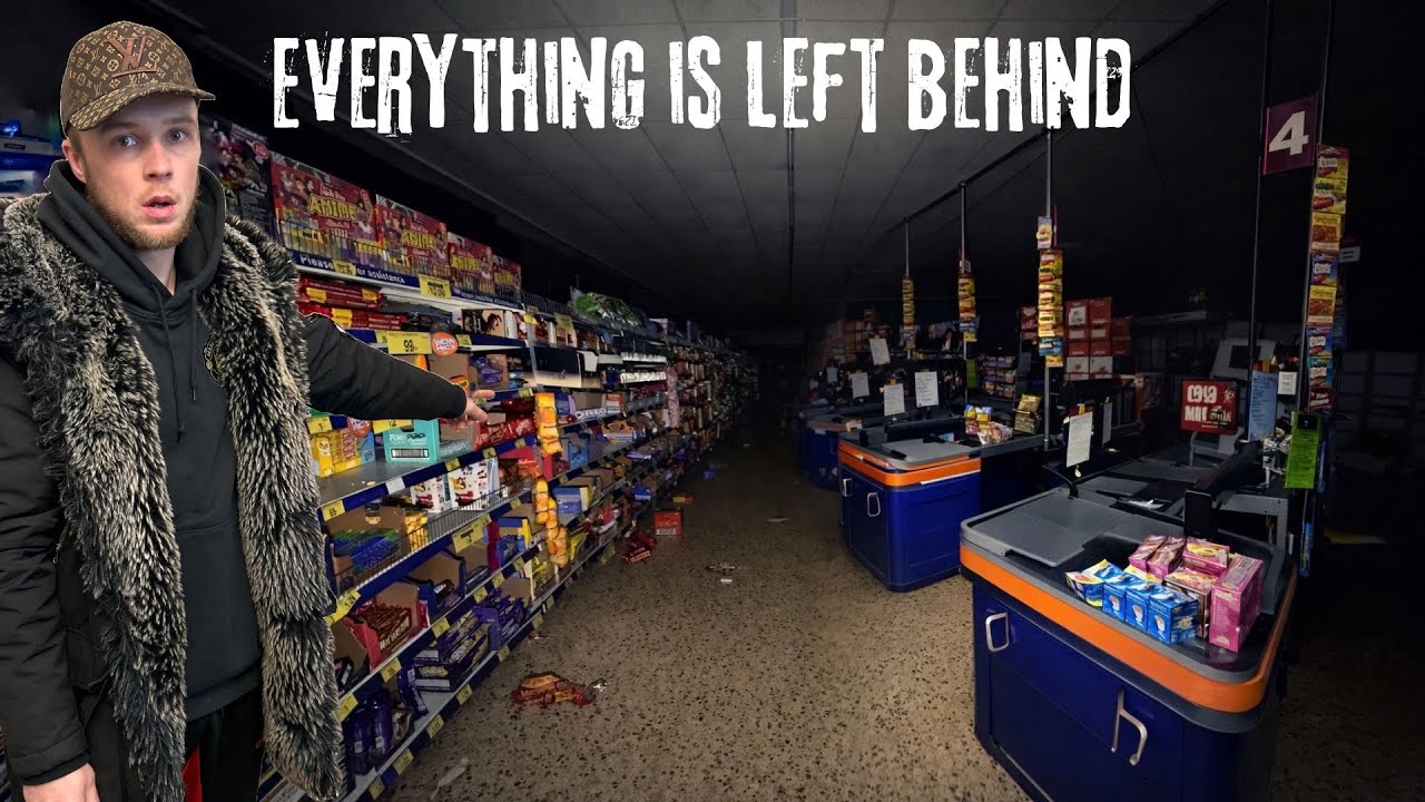 Abandoned Shopping Centre Frozen in Time – Everything Left Inside (Car ...
